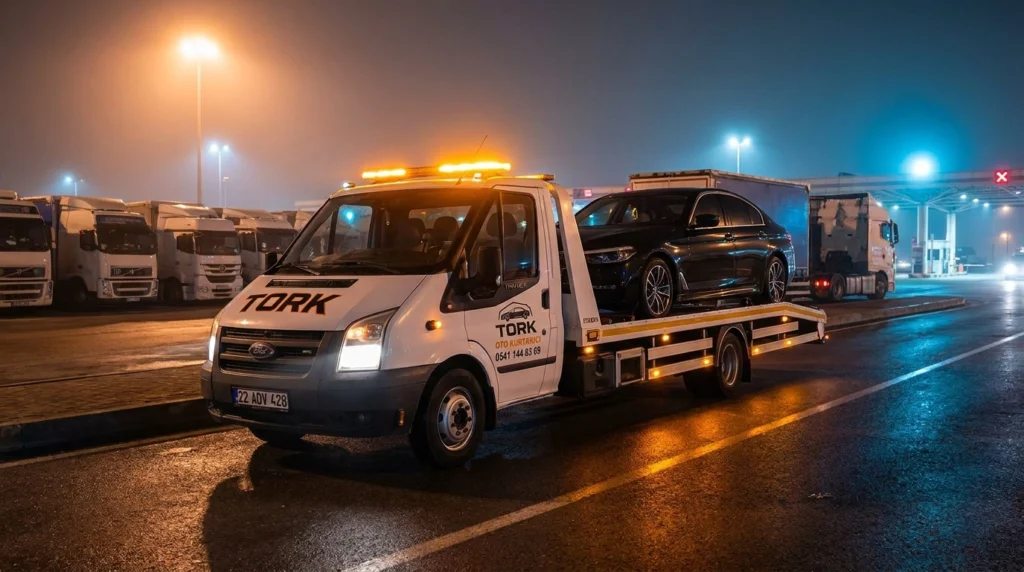 Edirne otobanında acil çekici mi lazım? Tork Oto Kurtarıcı, gece şartlarında ve en zor anlarda profesyonel yol yardım hizmeti sunar. Güvenli taşıma için hemen arayın: 0541 144 83 69