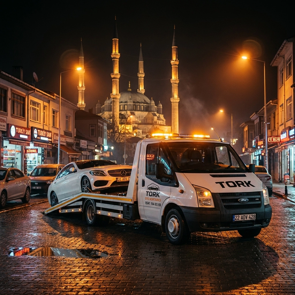 Edirne'de 7/24 profesyonel yol yardım hizmeti! Tork Oto Kurtarıcı, Selimiye ve tüm Edirne merkezde en zor anlarınızda yanınızda. Hızlı çekici desteği için hemen arayın.
