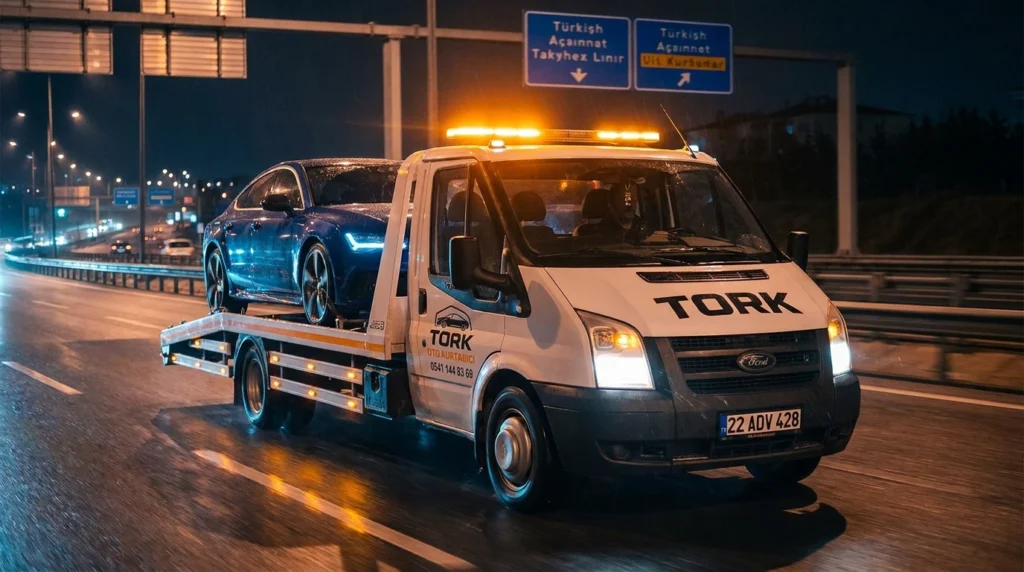 Edirne otobanında acil çekici mi lazım? Tork Oto Kurtarıcı, gece şartlarında ve en zor anlarda profesyonel yol yardım hizmeti sunar. Güvenli taşıma için hemen arayın: 0541 144 83 69