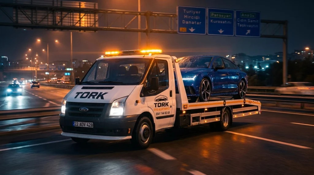 Edirne’de 7/24 oto çekici ve yol yardım hizmeti. TORK Oto Kurtarıcı ile şehir içi ve şehirler arası güvenli araç taşıma, hızlı müdahale ve profesyonel çekici desteği.